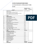 JTO Phase I Training Syllabus 27-11-09