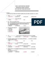 Soal Bahasa Inggris SMK Kelas 2