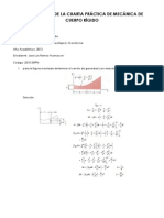 Solucionario de La Cuarta Práctica de Mecánica de Cuerpo Rígido