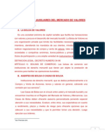 Instituciones Auxiliares Del Mercado de Valores Terminado