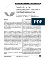 Sorafenib in The Management of Metastatic Renal Cell Carcinoma