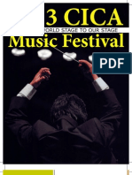 Music Festival Program Book