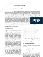 Upgrading of Phosphate Ores - A Review