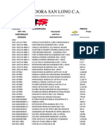 Lista de Precios Trs Ultima (Actualizada)