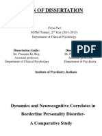 Plan of Dissertation