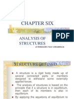 Chapter Six: Analysis of Analysis of Structures