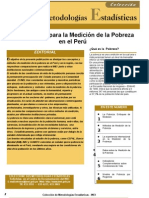 Medicion de Pobreza - Inei