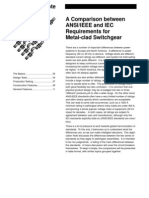 Comparison Between ANSI and IEC - MetalCladSwitcgear