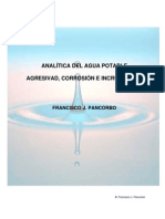 Analitica Del Agua Potable. Agresividad Corrosion e Incrustaciones