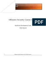 Offensive-Security Course Outline