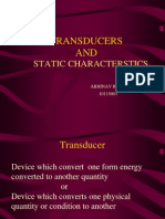 Transducers AND: Static Characterstics