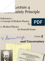 Quantum Mechanics:Uncertainty Principle