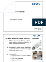 COIL TDK EPC Wireless Power Technologies PDF