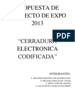 Cerradura Electrónica Codificad1