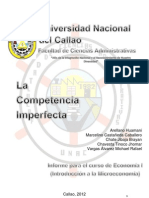 Monografia de La Competencia Imperfecta