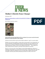 Mother Earth News Fence Charger