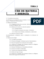 +TEMA 2 Balance de Materia y Energia