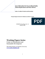 Working Papers Series: Scaling Up Primary Education Services in Rural India