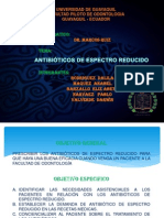 Antibioticos de Espectro Reducido