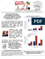 Prospers.: If You Have Diabetes, Mineral Supplementation Is More Than Important, It Is Vital!