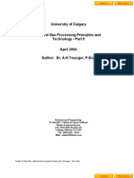 Natural Gas Processing Principles and Technology - Part II