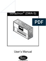 Sonachron Dwa-S Manual - Dwas