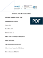 Afm Research Assignment