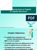 Multinational Cost of Capital & Capital Structure