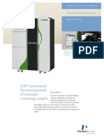 Perkin Elmer 44-135800SPC June 11 GSP Instrument Specifications