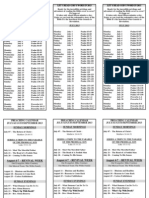 Bible Reading Plan and Preaching Schedule - July 2013