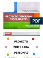 Manual para La Elaboración Del Proyecto Deportivo Escolar