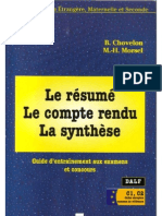 Le Résumé Le Compte Rendu La Synthèse