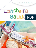 Folder Receitas Lancheira Saudável