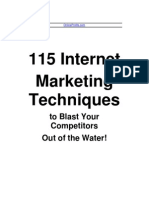 115 Internet Marketing Ideas