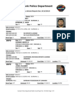 Public Arrest Report For 942013