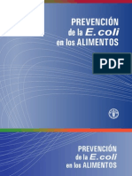 Prevencion E Coli