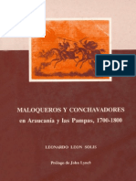 Maloqueros y Conchavadores en Araucanía y Las Pampas 1700-1800