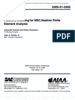 Fastners Modeling For MSC - Nastran Finite Element Analysis