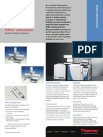 GC Autosampler - TriPlus Data Sheet