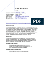 CCNP Routing Switching Syllabus