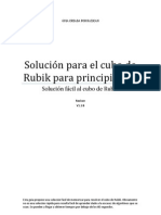 Solución Al Cubo de Rubik para Principiantes