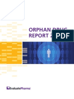 EvaluatePharma Orphan Drug Report 2013