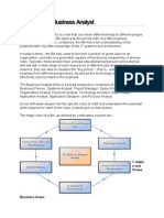 Role of A Business Analyst