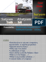 Case Study of Satyam Scam