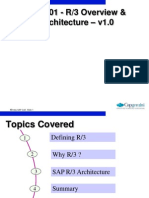 Ab1001 - R/3 Overview & Architecture - V1.0: India Sap Coe, Slide 1