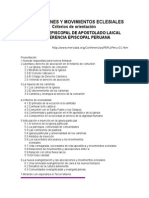 Ob. Perú - Asociaciones y Movimientos Eclesiales