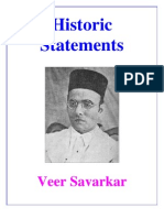 Historic Statements (Veer Savarkar)