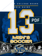 2013 Men's Soccer Media Guide