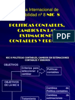 Norma Internacional de Contabilidad Nº 8 NIC 8