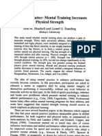 Mind Over Matter - Mental Training Increases Physical Strength - Erin M. Shackell and Lionel G. Standing